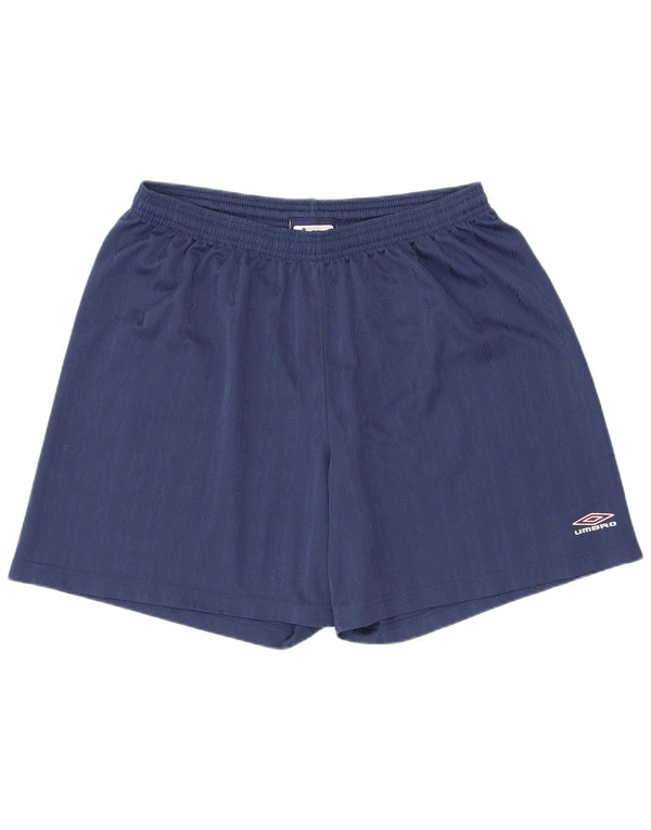 Shorts esportivo feminino Umbro XL azul marinho esportivo geométrico