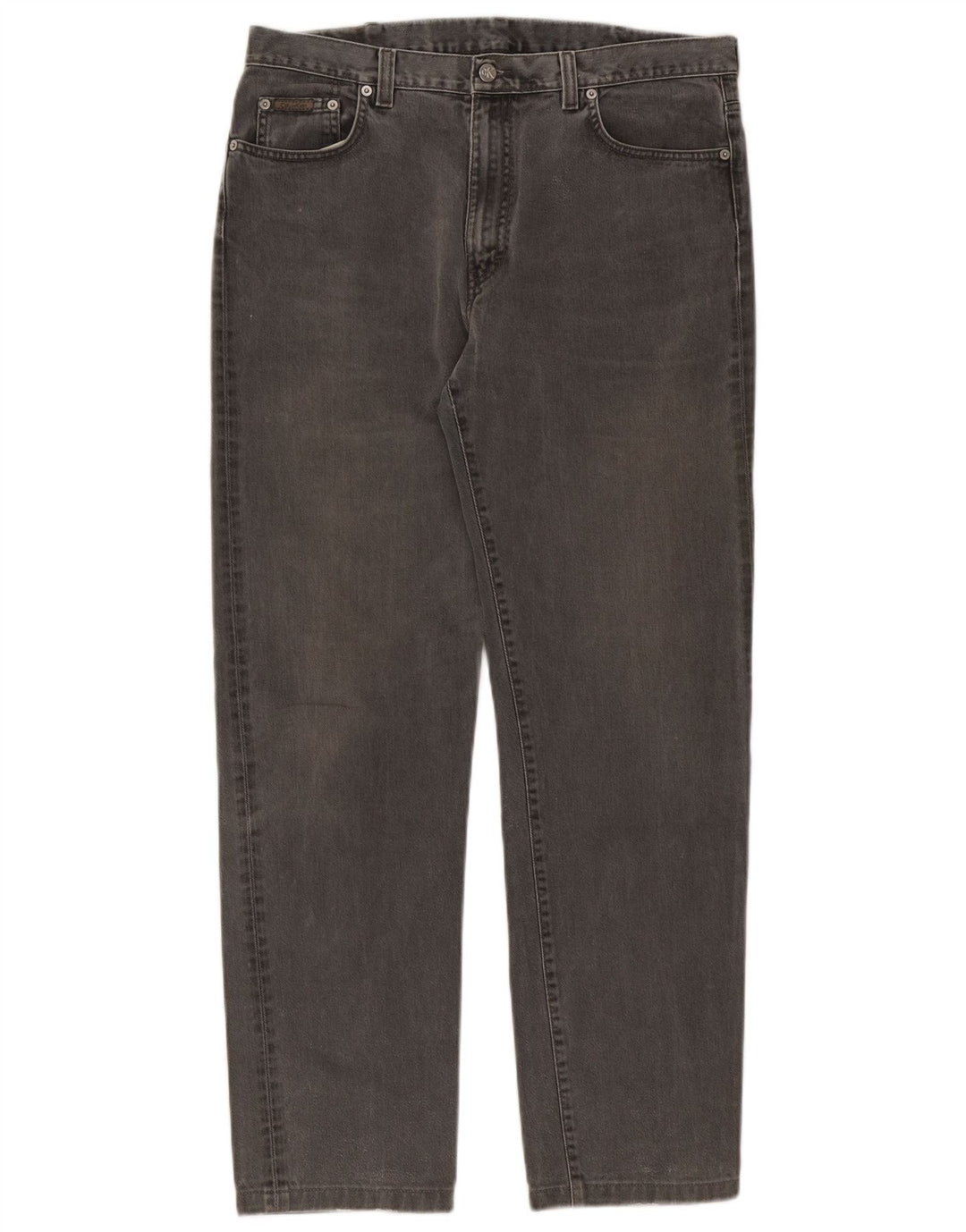 Calça jeans reta masculina Calvin Klein W34 L30 cinza
