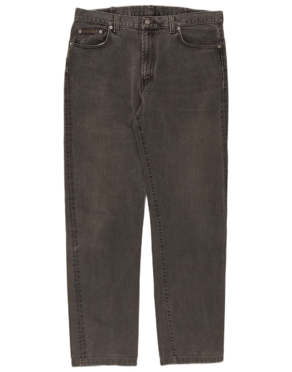Calça jeans reta masculina Calvin Klein W34 L30 cinza