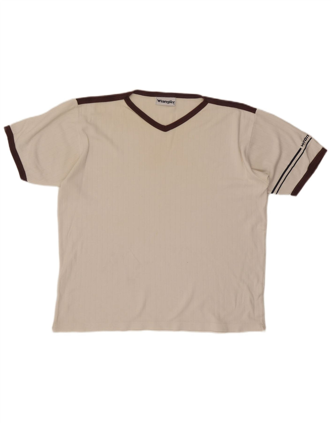 Camiseta masculina Wrangler Top XL branco colorblock