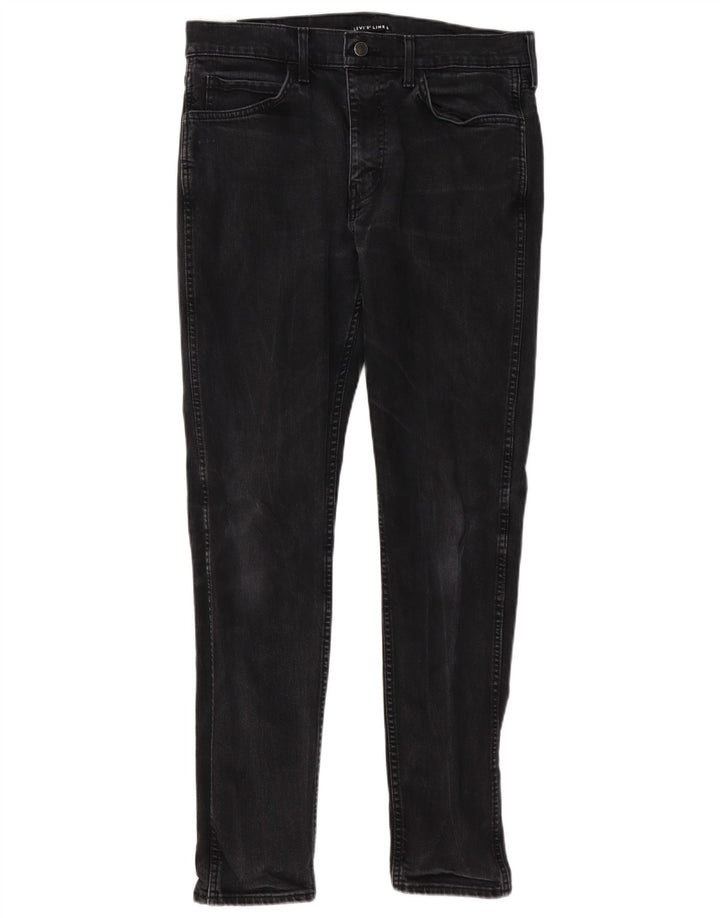 Levi's Mens Jeans Slim W34 L31 Algodão Preto