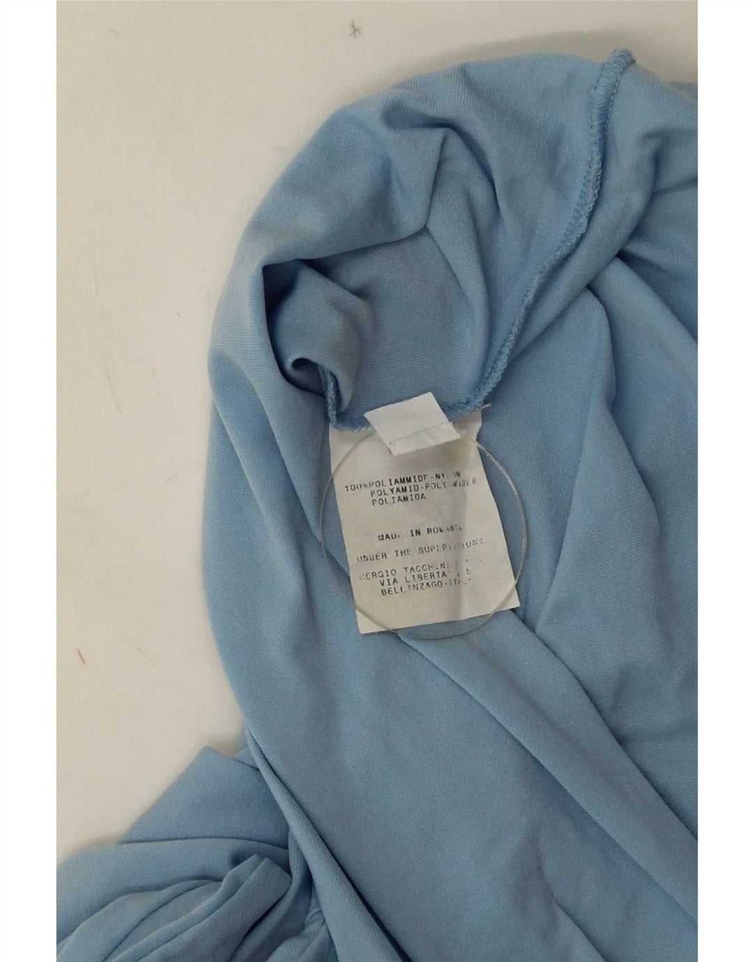 Top feminino Sergio Tacchini manga comprida IT 48 XL azul poliamida