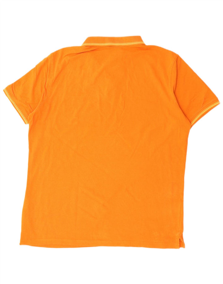 Camisa polo masculina CARRERA XL laranja algodão