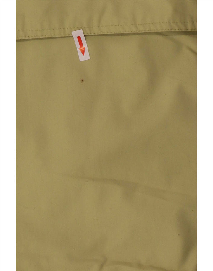 Jaqueta utilitária feminina vintage UK 18 XL Khaki Colourblock Poliéster