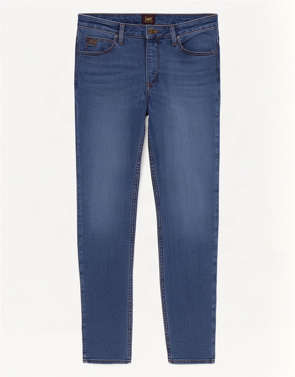 Lee Womens Scarlett Skinny Jeans W32 L28 Azul Algodão