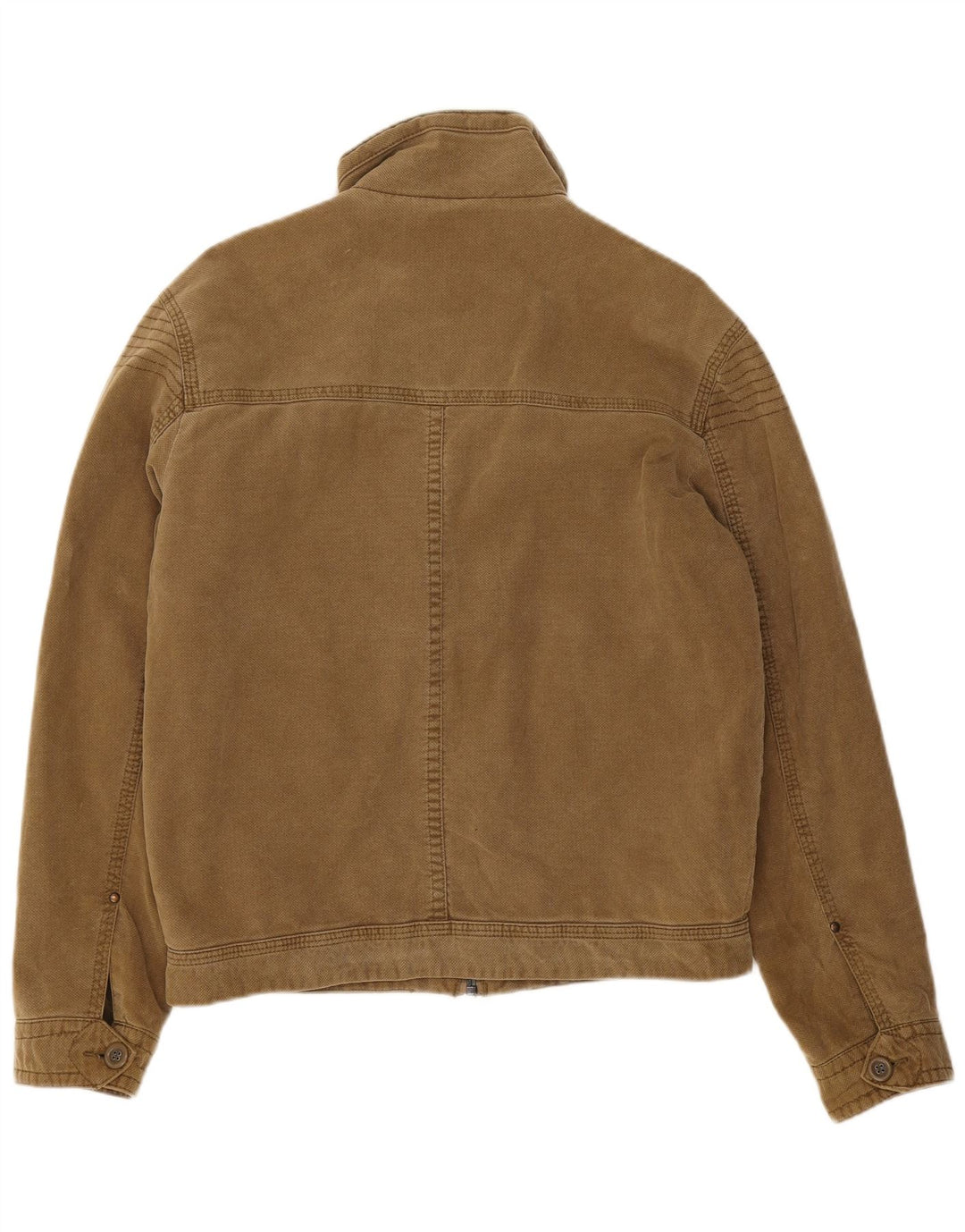Jaqueta utilitária masculina Marks & Spencer UK 36 algodão bege pequeno