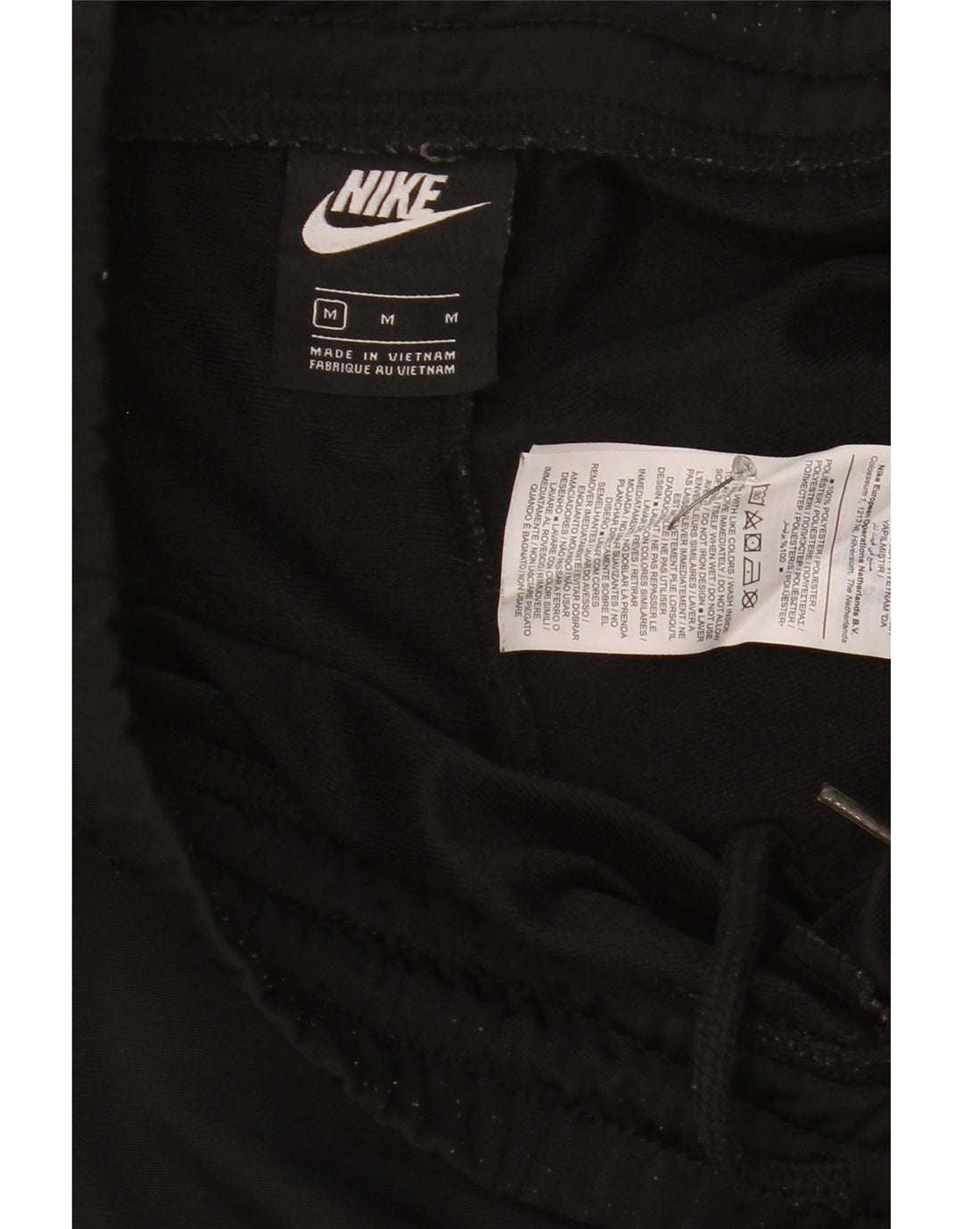 Calça de treino masculina Nike médio preto poliéster
