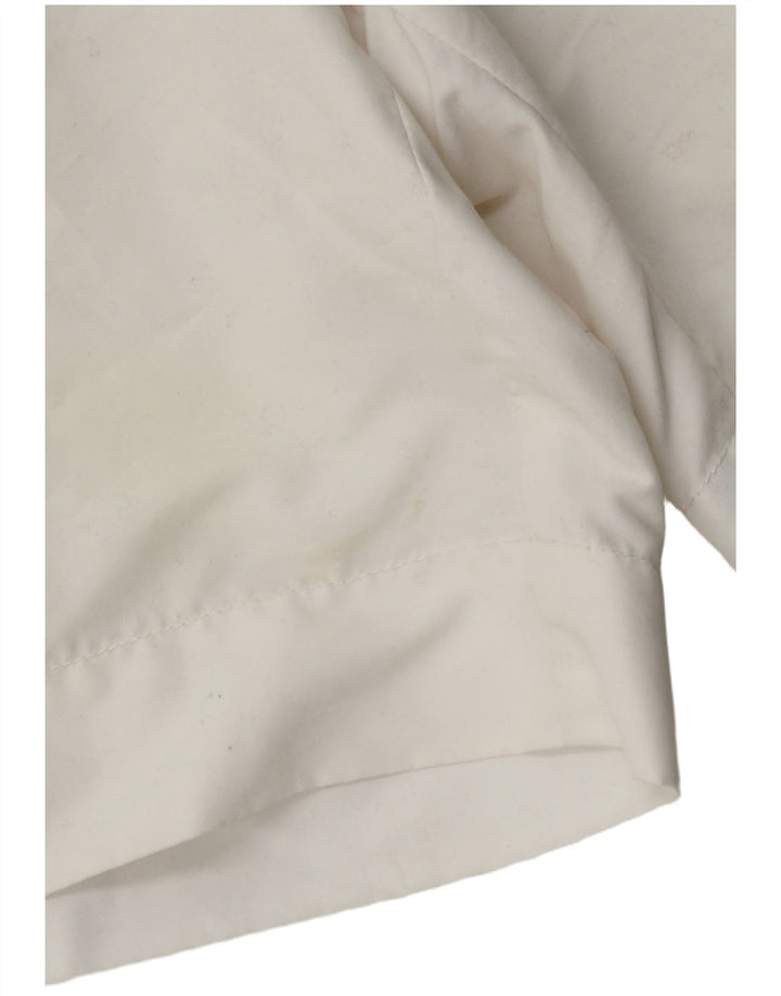 Bikkembergs Shorts de natação masculino gráfico grande poliéster branco