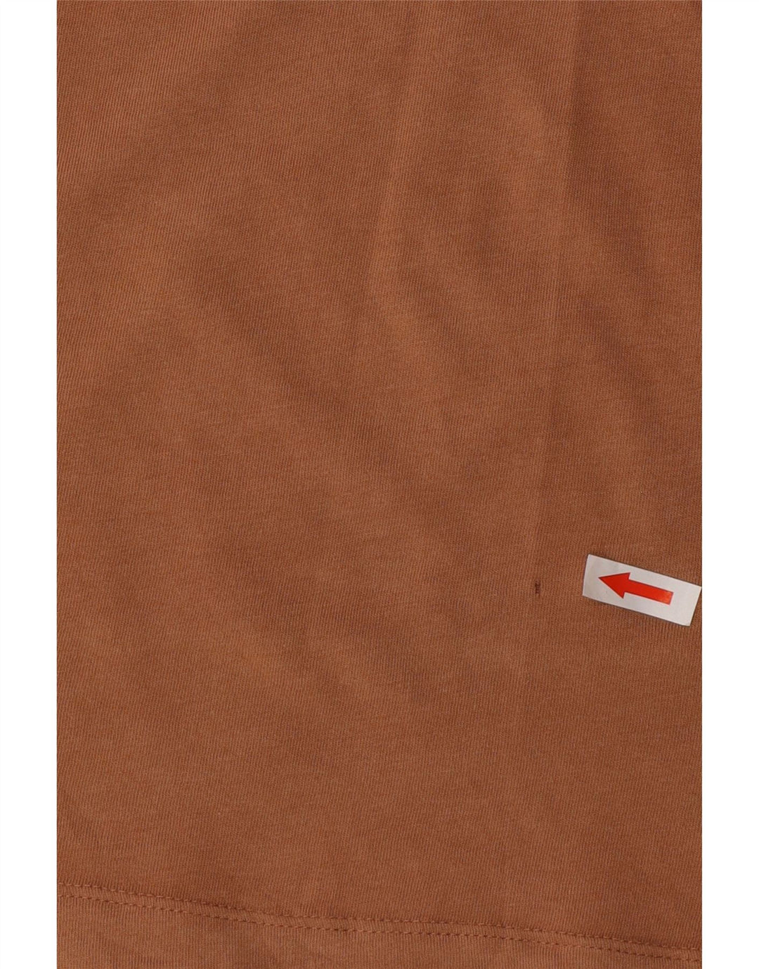 Nike Mens Camiseta Top Pequeno Algodão Marrom