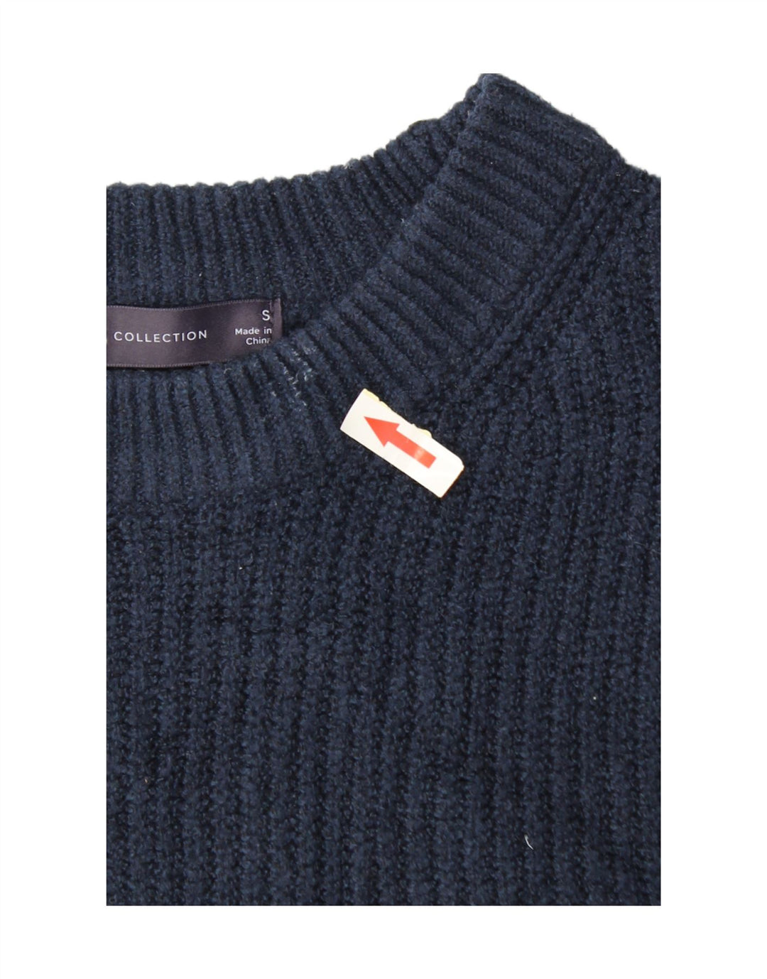 Marks & Spencer Regata Feminina Crop Oversized Colete Reino Unido 10 Pequena Azul Marinho