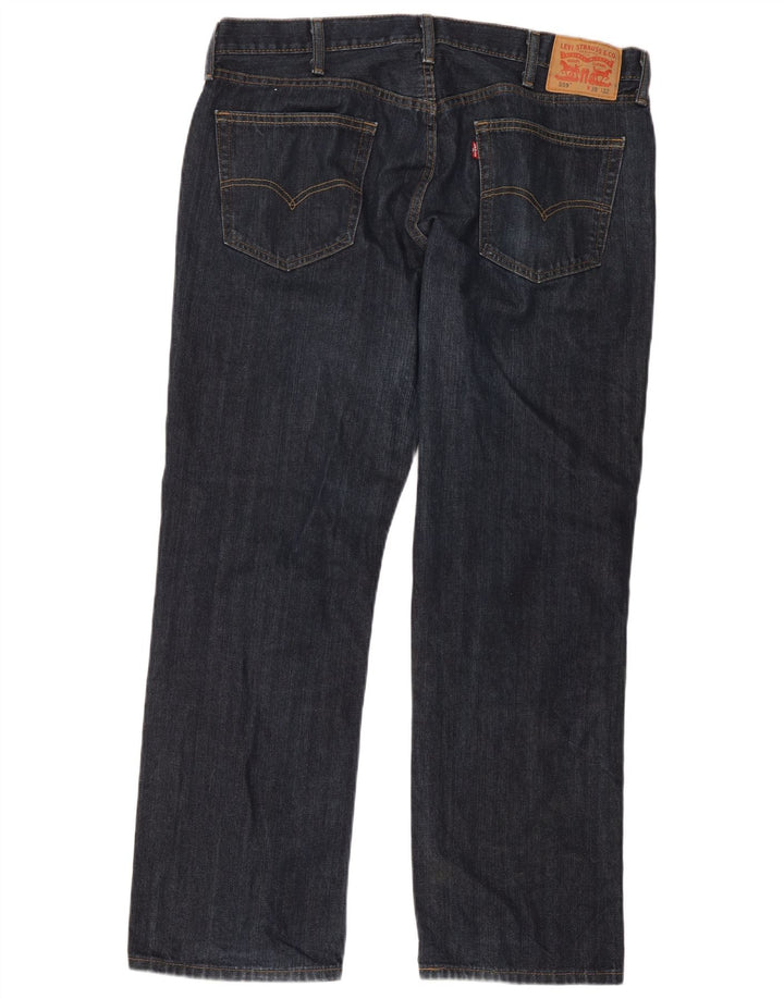Levi's Masculino 559 Straight Jeans W38 L32 Azul Marinho Algodão