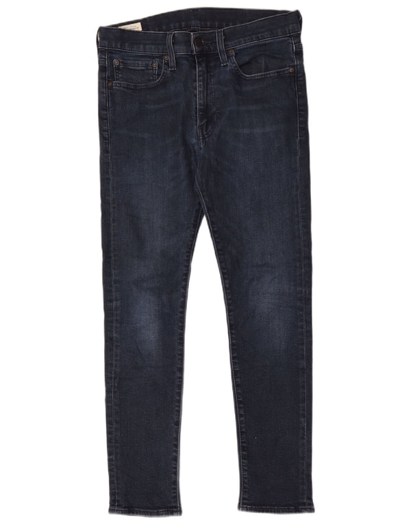 Levi's Mens Slim Jeans W32 L30 Azul Marinho Algodão