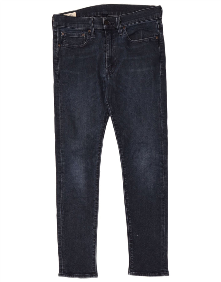 Levi's Mens Slim Jeans W32 L30 Azul Marinho Algodão