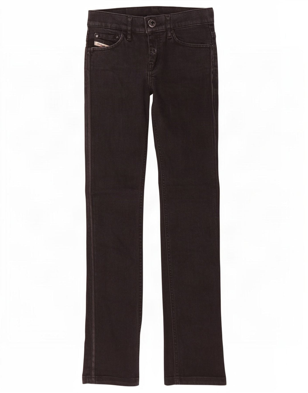 Diesel Feminino Liv Slim Jeans W25 L32 Algodão Preto