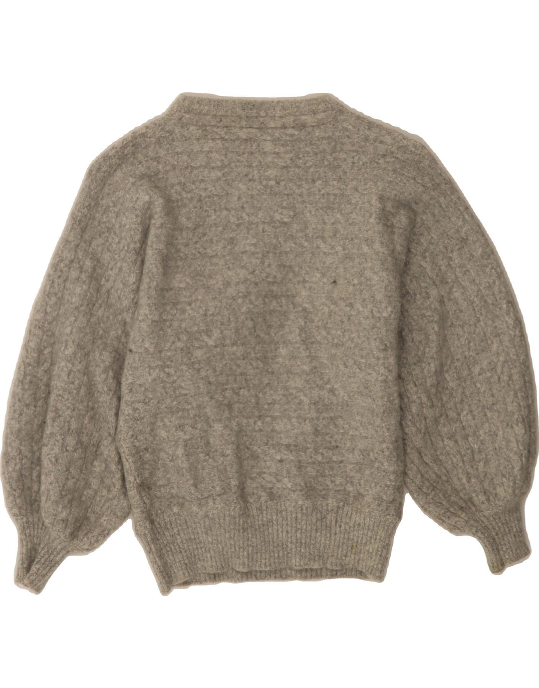 VINTAGE Girls Boat Neck Jumper Sweater 8-9 Years Grey Vintage Vintage and Second-Hand Vintage from Messina Hembry 