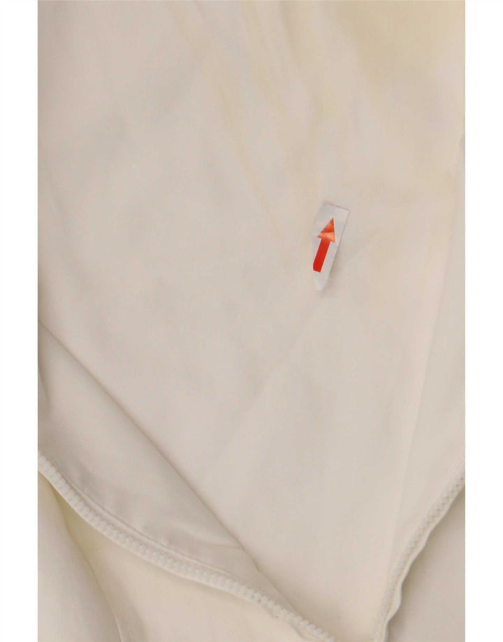 Colete feminino Zara UK 6 XS poliéster branco
