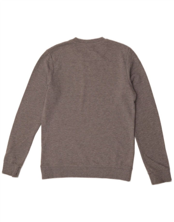 Jack & Jones moletom gráfico masculino jumper médio algodão cinza