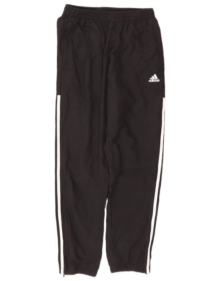 Adidas Womens Tracksuit Calças Joggers UK 14 Médio Preto Poliéster