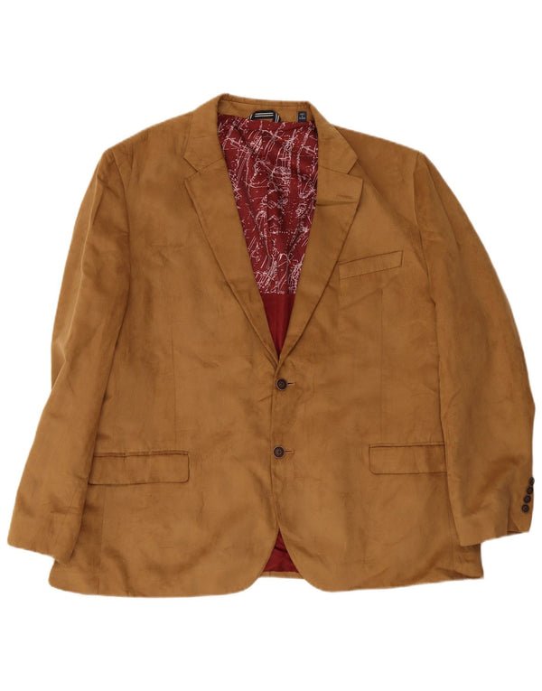 Jaqueta blazer masculina Nautica Regular Fit 2 botões IT 50 grande poliéster bege