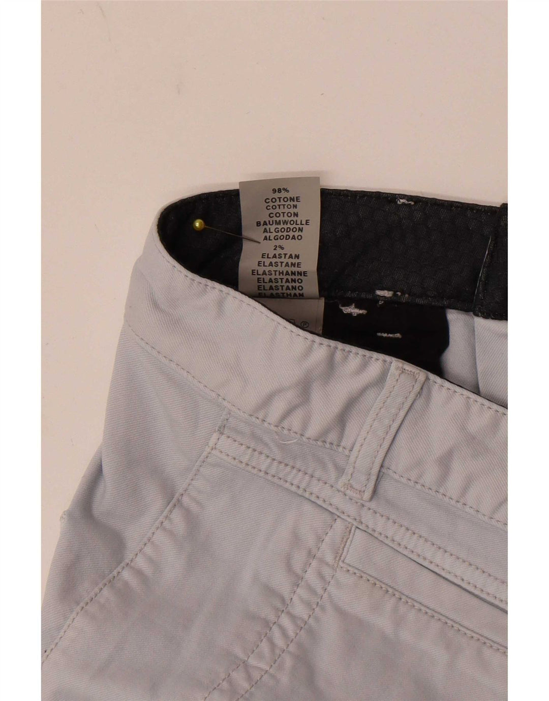 Shorts casuais masculinos Refrigiwear W36 grande algodão azul