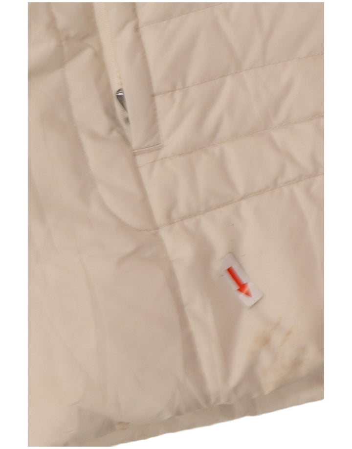 Jaqueta acolchoada feminina Invicta UK 18 XL poliéster branco