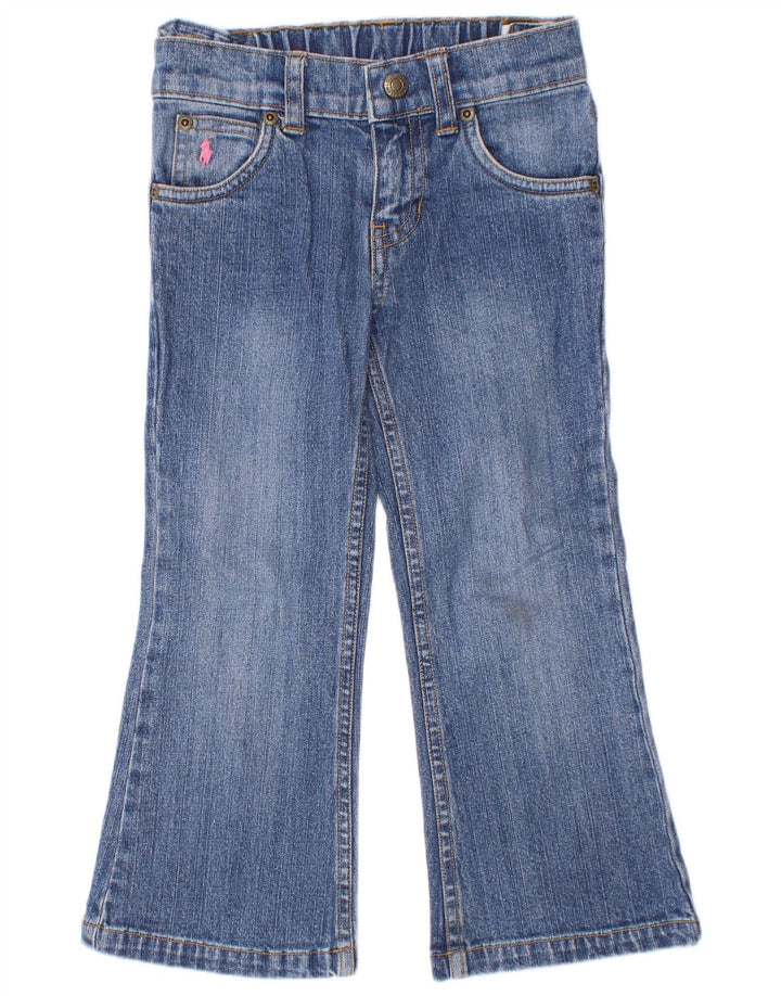 Ralph Lauren Meninos Bootcut Jeans 3-4 Anos W20 L16 Azul Algodão