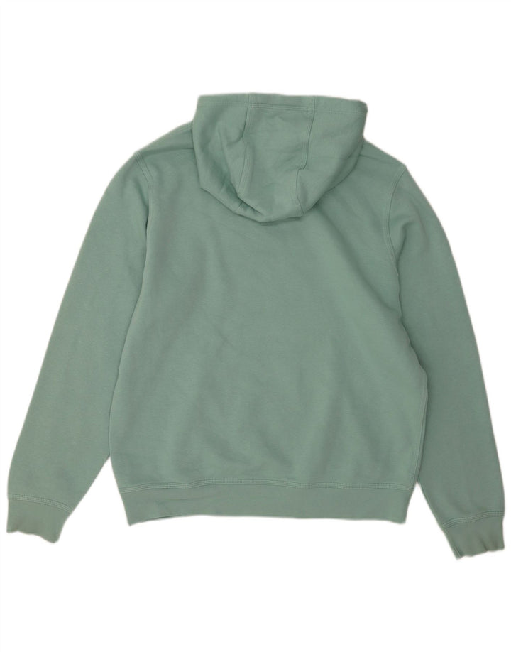 Nike Mens Hoodie Jumper Grande Algodão Azul