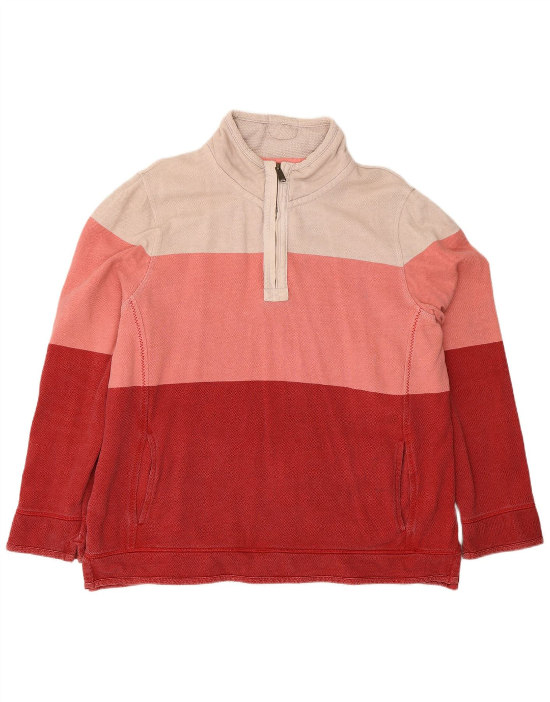 Suéter feminino Fat Face UK 18 XL colorido bloco colorido