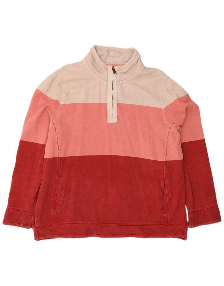 Suéter feminino Fat Face UK 18 XL colorido bloco colorido