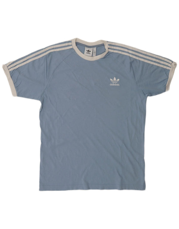 Camiseta masculina Adidas grande azul