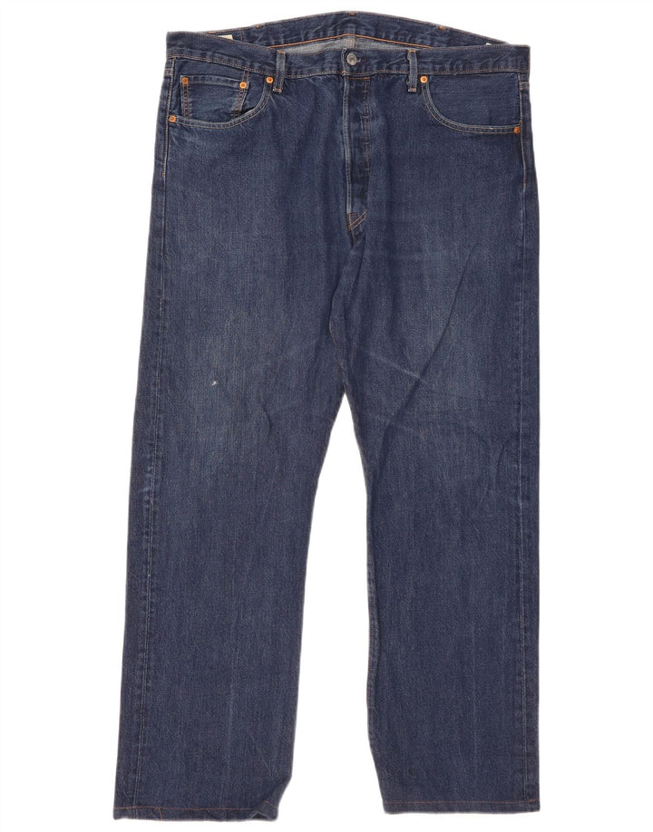 Levi's Masculino 501 Straight Jeans W40 L32 Azul Algodão
