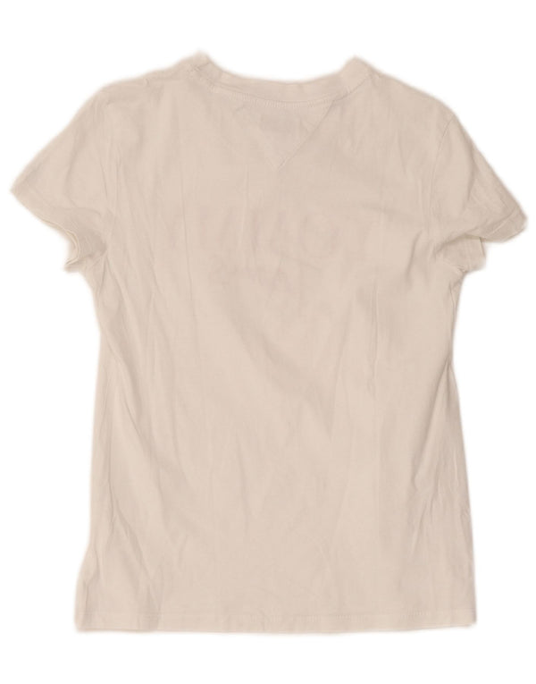 Tommy Hilfiger Camiseta Feminina Graphic UK 6 XS Branco