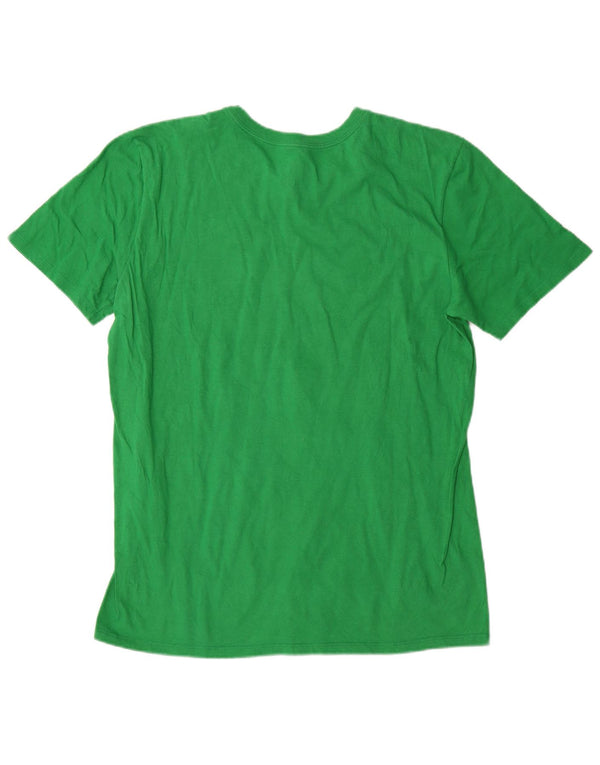 Camiseta Nike Mens Mets Graphic Top Grande Algodão Verde