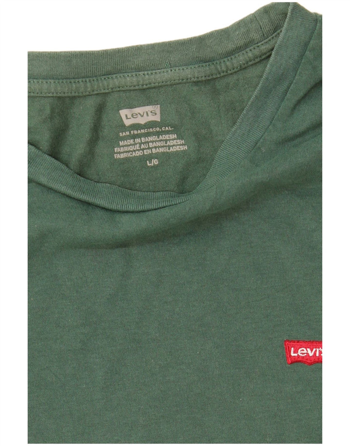 Camiseta feminina Levi's UK 16 grande verde