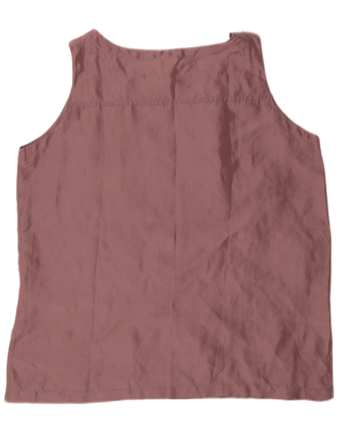 Novo Blusa sem mangas feminina rápida top it 48 xl borgonha seda