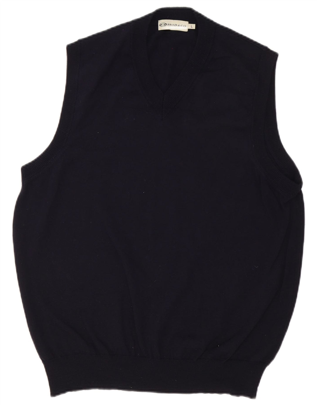 Colete masculino vintage regata grande azul marinho poliacrílico