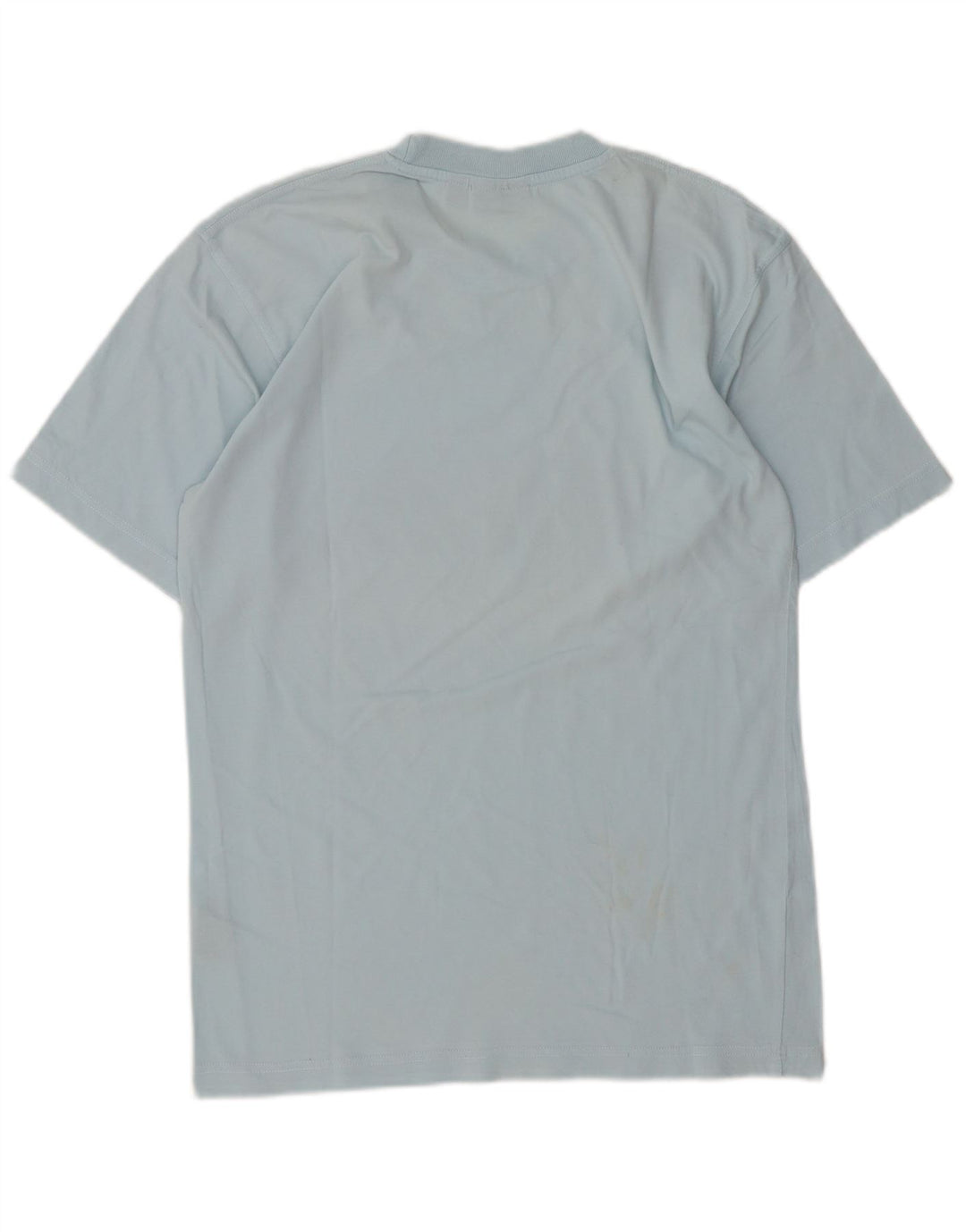 Fila Mens Graphic T-Shirt Top Pequeno Algodão Azul