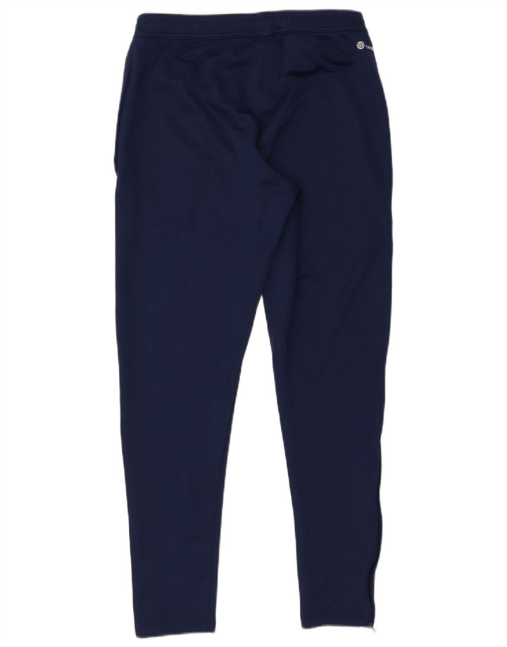 Calça de treino masculina Adidas Aeroready poliéster azul marinho médio