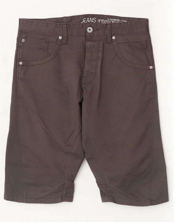 Shorts casuais masculinos Jack & Jones W32 cinza médio