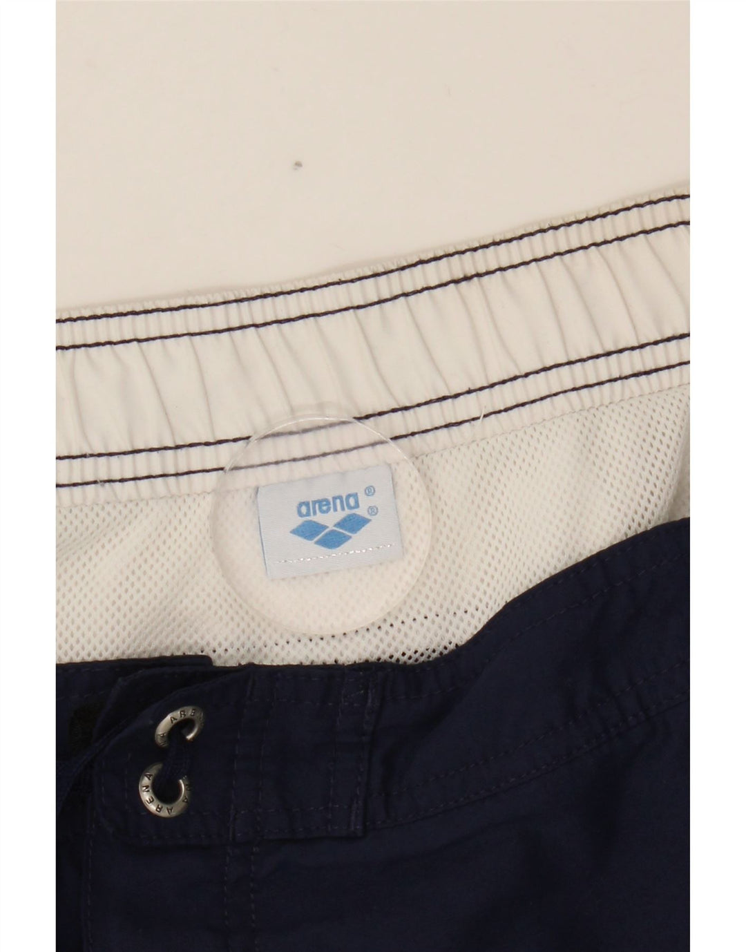 Arena Mens Graphic Natação Shorts Médio Azul Marinho Colorblock
