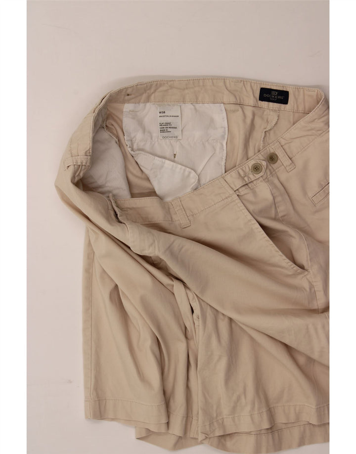DOCKERS Mens Golf Chino Shorts W38 XL Beige Cotton Vintage Dockers and Second-Hand Dockers from Messina Hembry 
