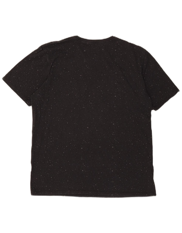 Camiseta Jordan Masculina Graphic Top Grande Preto Manchado