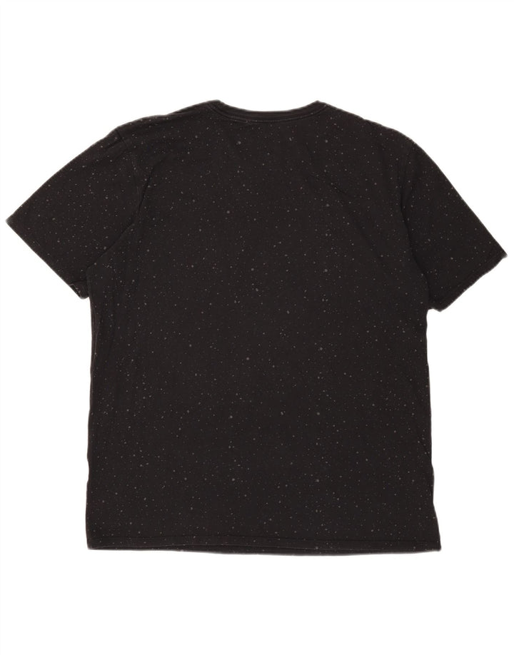 Camiseta Jordan Masculina Graphic Top Grande Preto Manchado