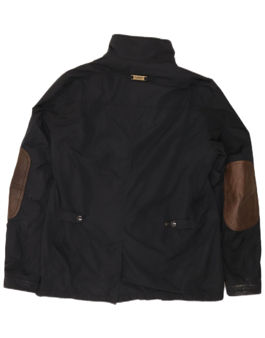 Jaqueta utilitária masculina BARBOUR UK 40 grande poliéster preto