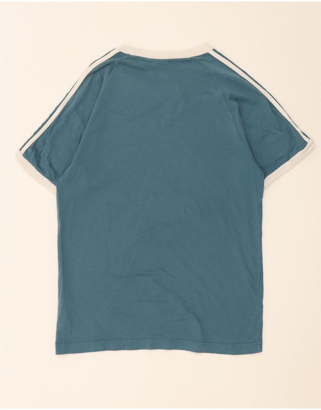 ADIDAS Camiseta Masculina Top Médio Algodão Azul