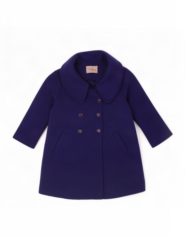 Darling Casaco feminino de manga 3/4 UK 6 XS azul marinho poliéster