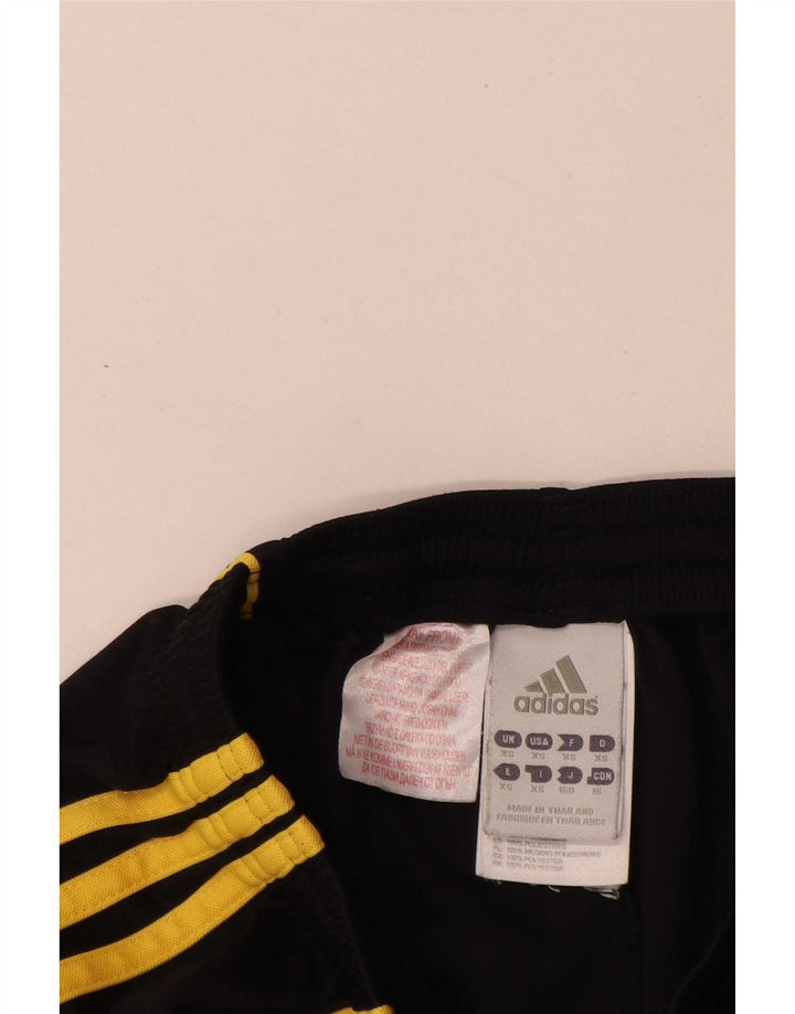 Shorts esportivos Adidas meninos 9-10 anos XS preto poliéster