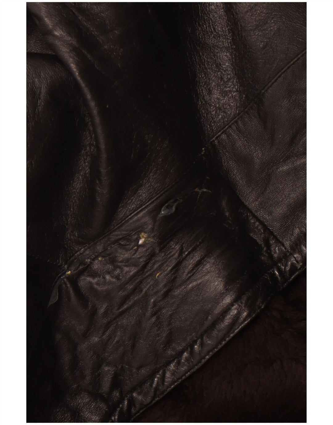 Sobretudo masculino VINTAGE com peito duplo UK 40 grande preto