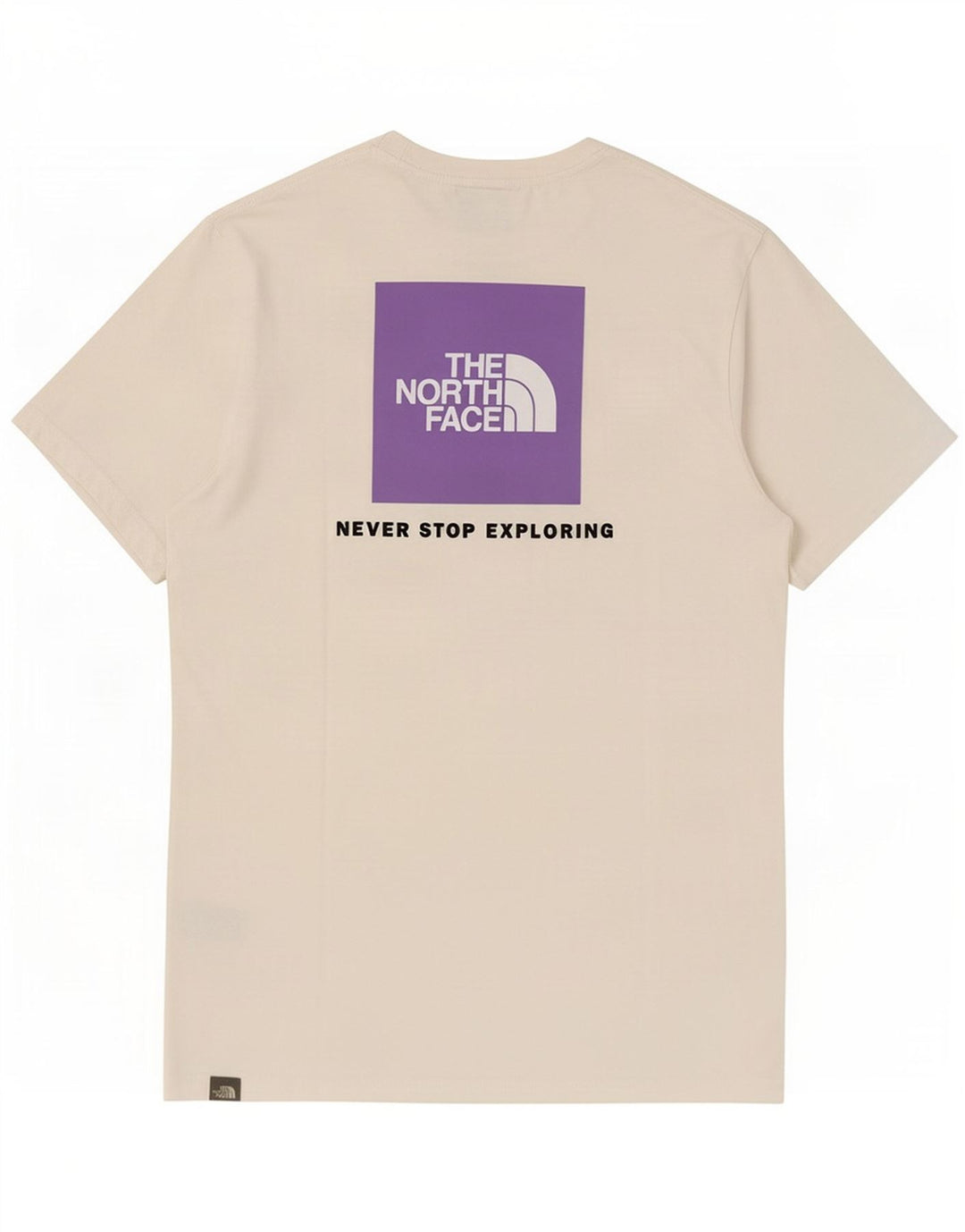 Camiseta gráfica masculina The North Face Top médio algodão branco