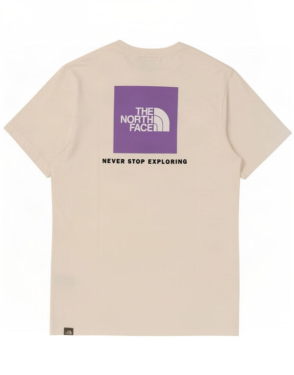 Camiseta gráfica masculina The North Face Top médio algodão branco